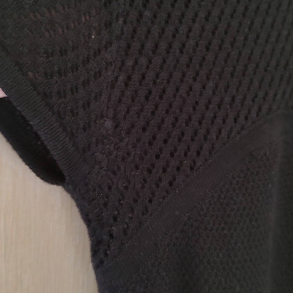 2/$10: BCBG Silk knit crochet "Emily" peplum top - Picture 13 of 13